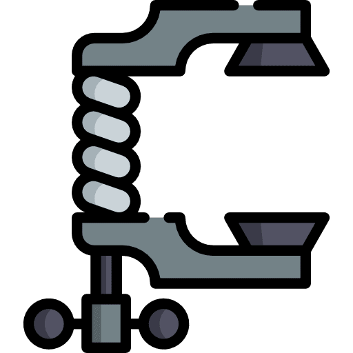 Vise construction and tools improvement vise icon
