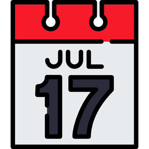 Calendar interface schedule administration icon