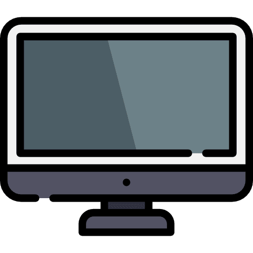 Monitor screen tv technology icon