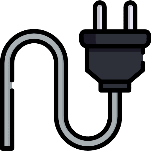 Plug electronics plug charging icon