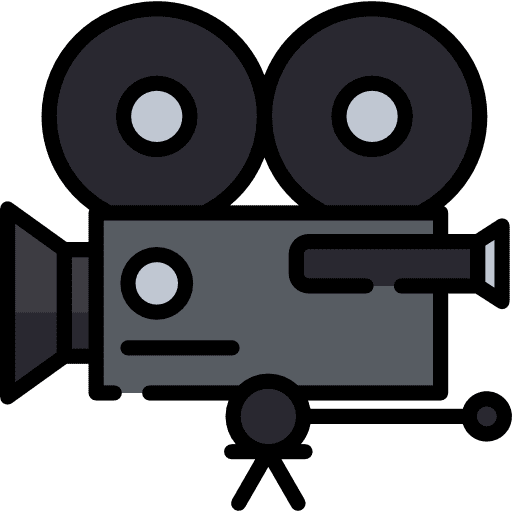 Video camera film video camera technology icon