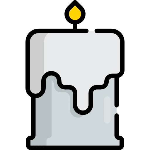 Candle decoration candles illumination icon