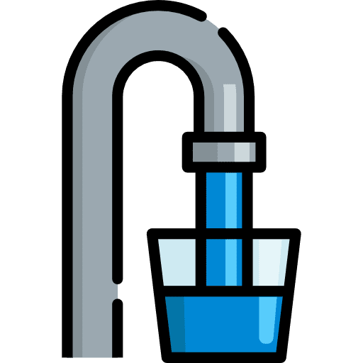 Faucet furniture and household tap droplet icon