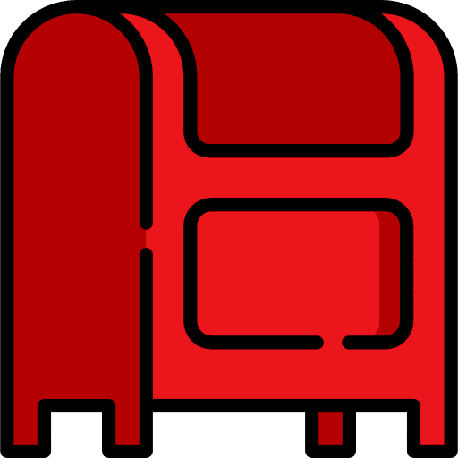 Mailbox tools and utensils mail communications icon