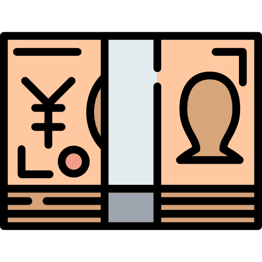 Yen yen business currency icon
