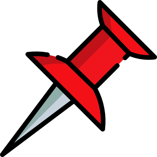 Push pin attachment miscellaneous tools and utensils icon