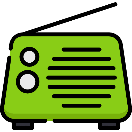 Radio electronics technology music icon