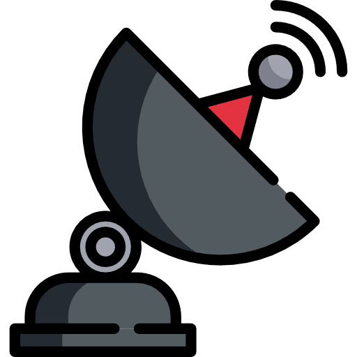 Satellite dish satellite dish antenna technology icon