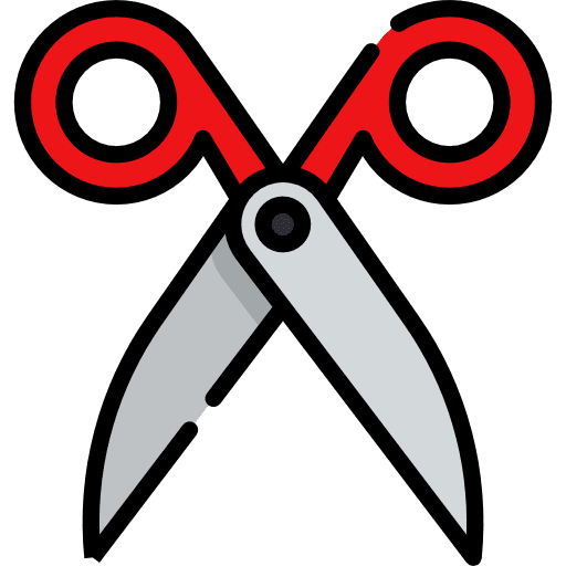 Scissors cutting cut tools and utensils icon