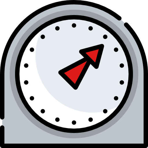 Stopwatch time and date chronometer tools and utensils icon