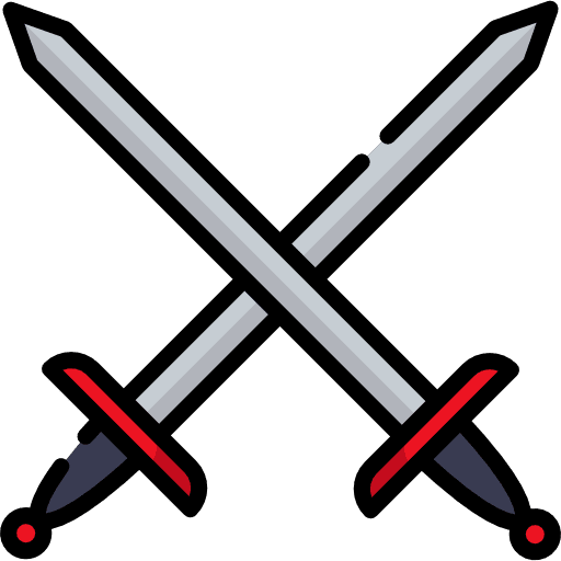 Swords war fight blade icon