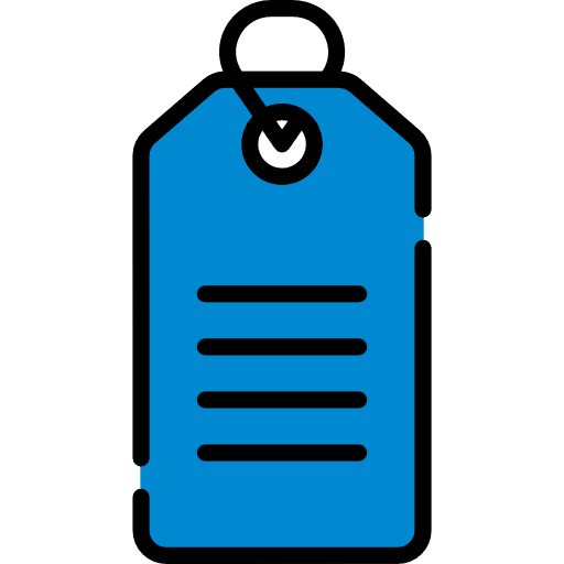 Tag shop tag price icon