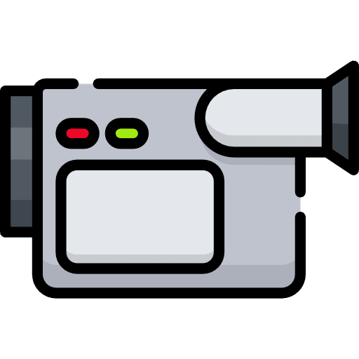 Video camera movie film video camera icon