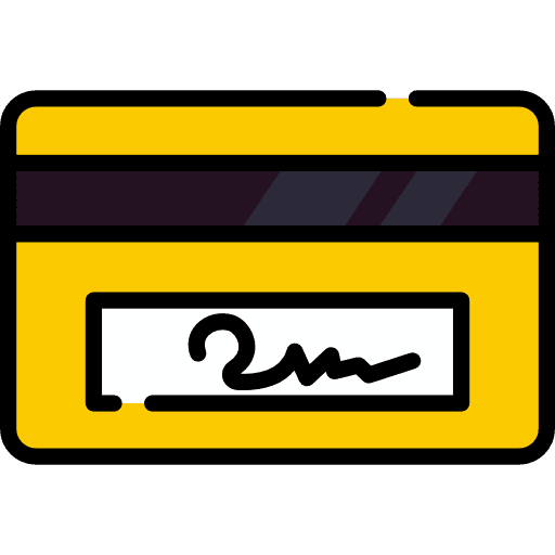 Credit card commerce credit card debit card icon