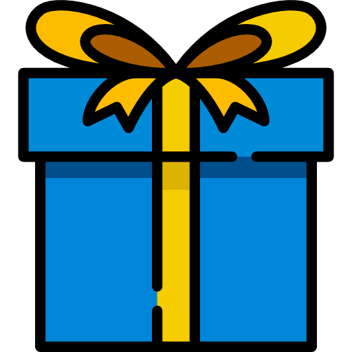 Gift christmas presents birthday birthday and party icon