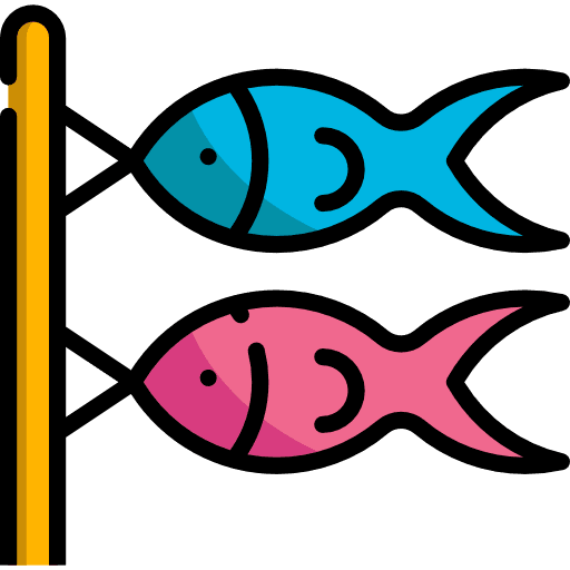 Koinobori oriental koinobori japanese icon