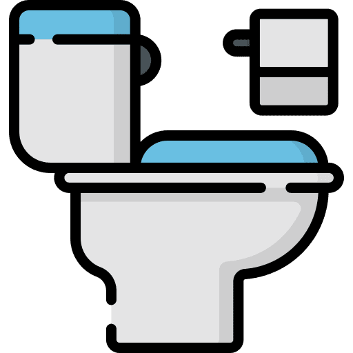 Toilet furniture and household bathroom wc icon