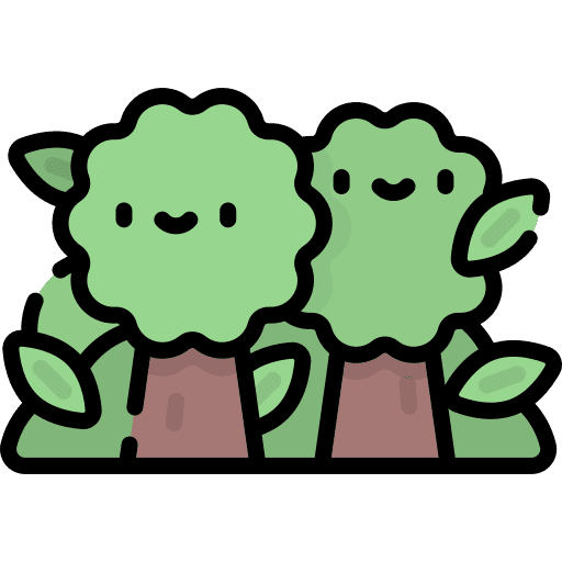 Forest trees woods forest icon