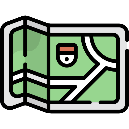 Map map maps and location geography icon