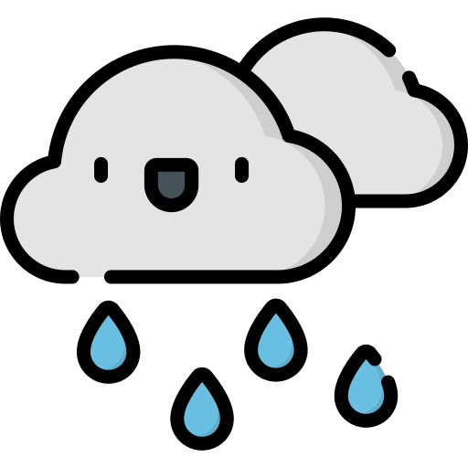 Rain weather meteorology rainy icon