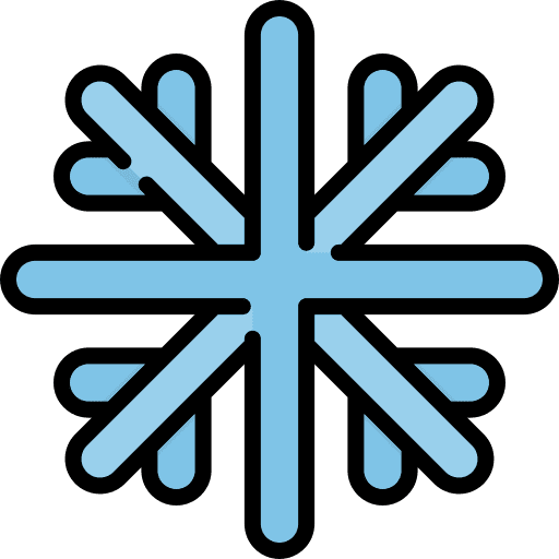 Snowflake christmas nature weather icon