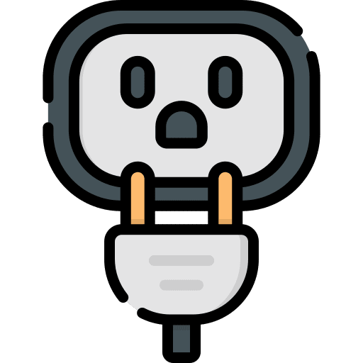 Socket electronic plug electronics icon