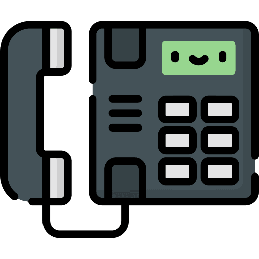 Telephone interface conversation technology icon