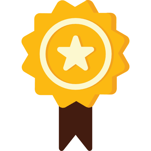 Medal champion sports and competition award icon