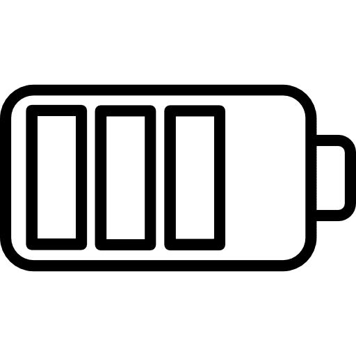 Battery green energy ecology full battery icon