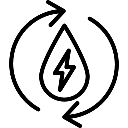 Green energy ecological green energy leaf icon