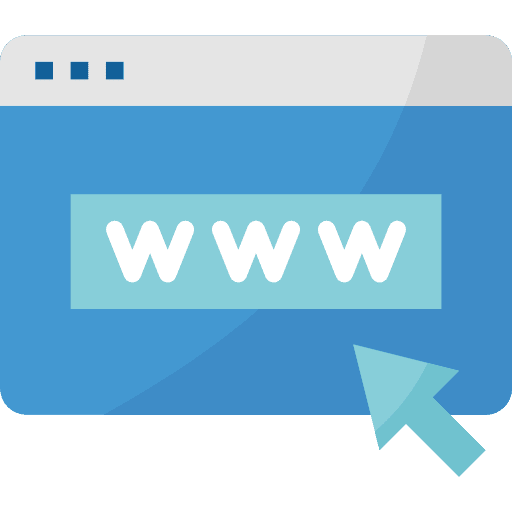 Browser interface networking browser icon