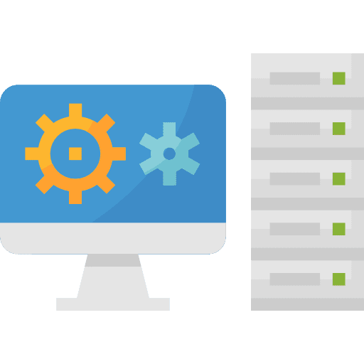 Server storage database technology icon