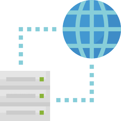 Server storage technology hosting icon