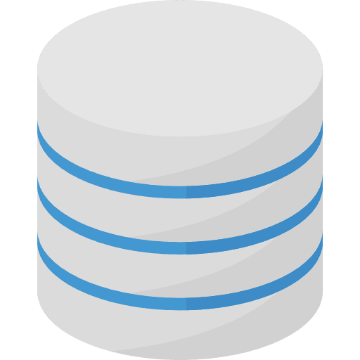 Server technology files multimedia icon