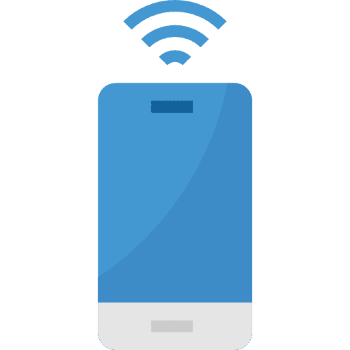 Smartphone technology smartphone networking icon
