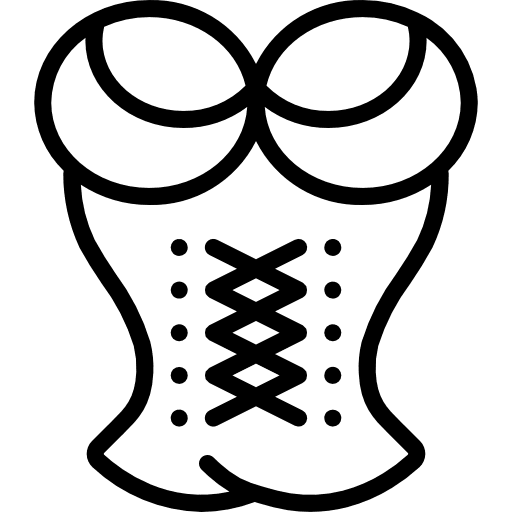 Corset garment fashion elegant icon