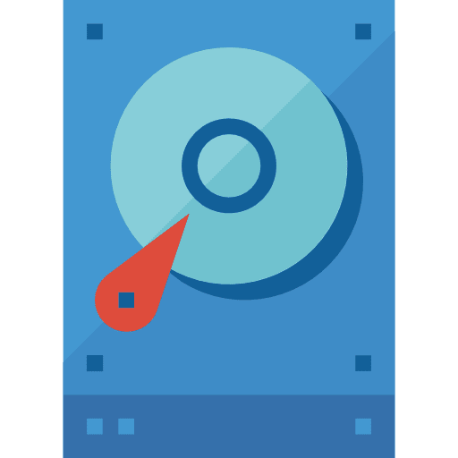 Hard drive multimedia technology computer drive icon