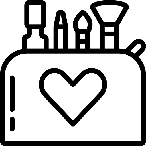 Make up brush beauty woman icon