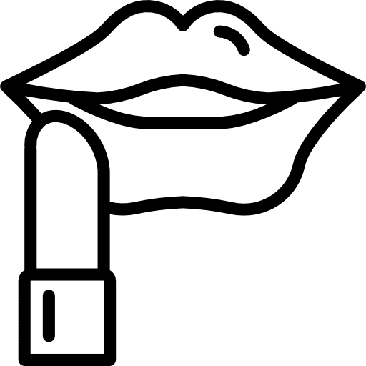 Lipstick people beauty mouth icon