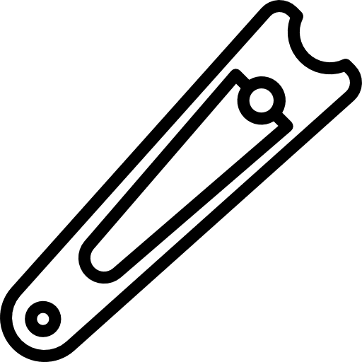 Nail clippers hygienic grooming nail clippers icon