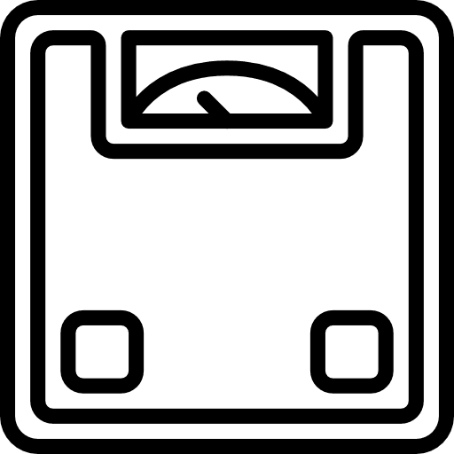 Scales weight sports and competition weigh scale icon