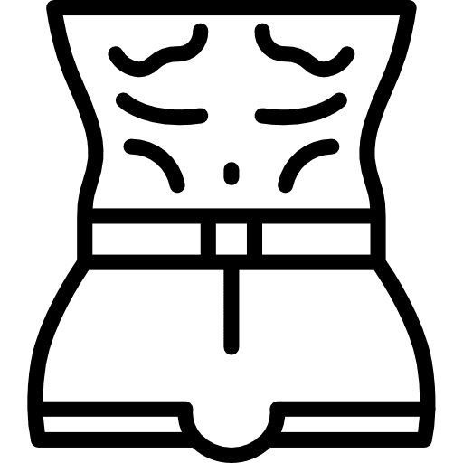 Torso beauty torso muscular icon