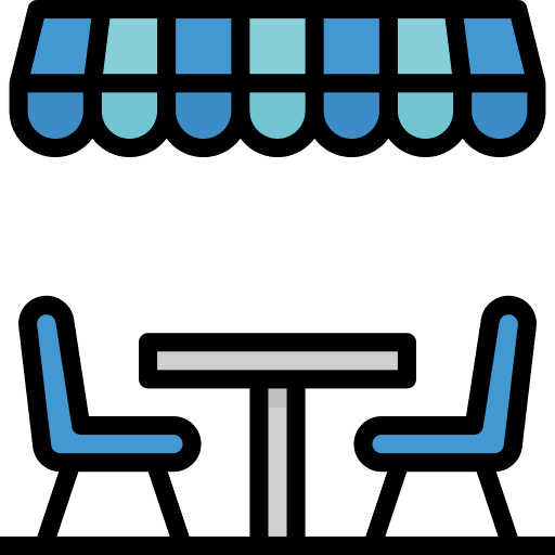 Restaurant table food and restaurant eating icon