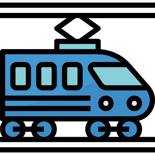 Train transport subway transportation icon