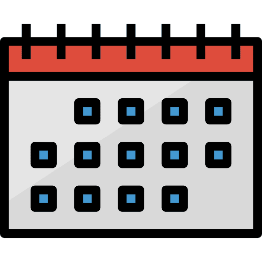 Calendar time administration date icon