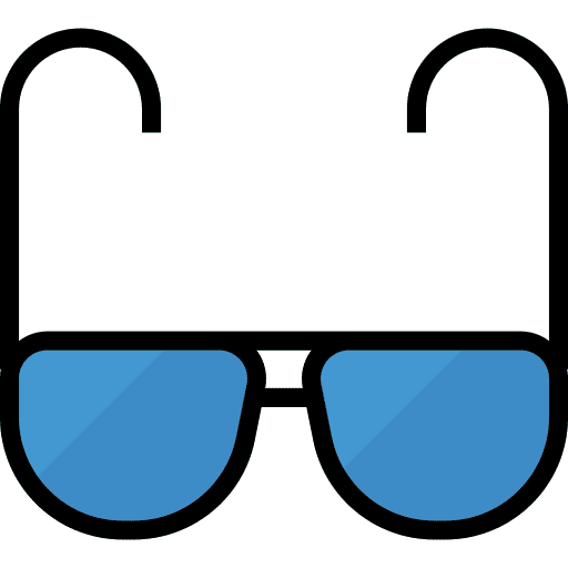 Sunglasses protection accessory eyeglasses icon
