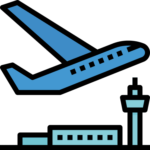 Take off pages webpages travel icon