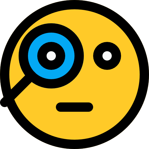 Curious curiosity curious emoji icon