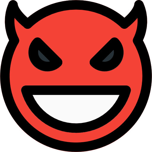 Devil smileys emoji devil icon
