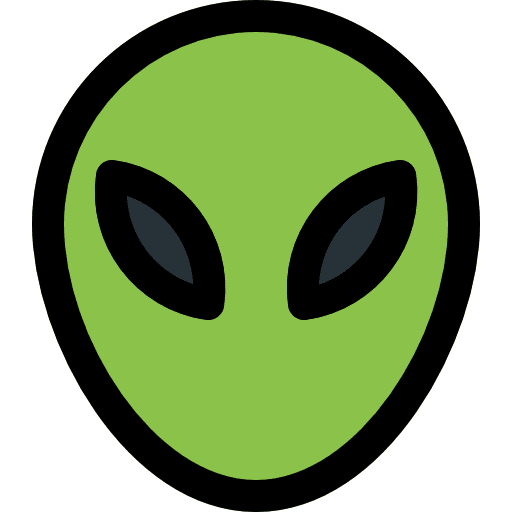 Alien ufo space galaxy icon